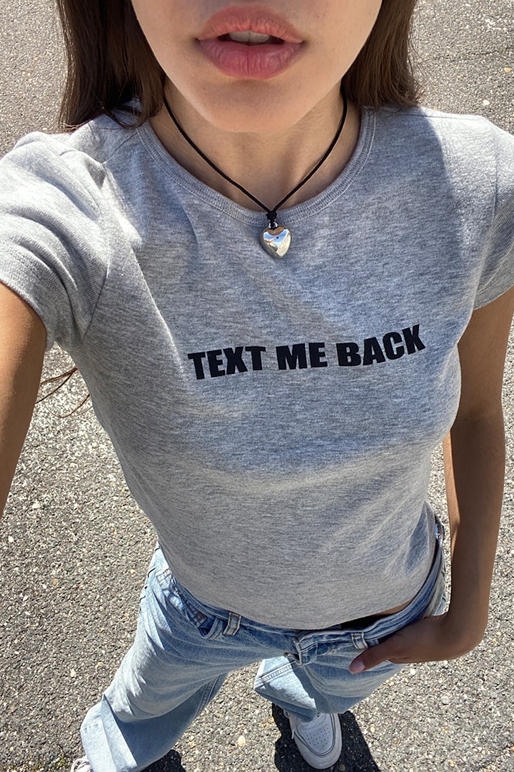 T-shirt Text me back