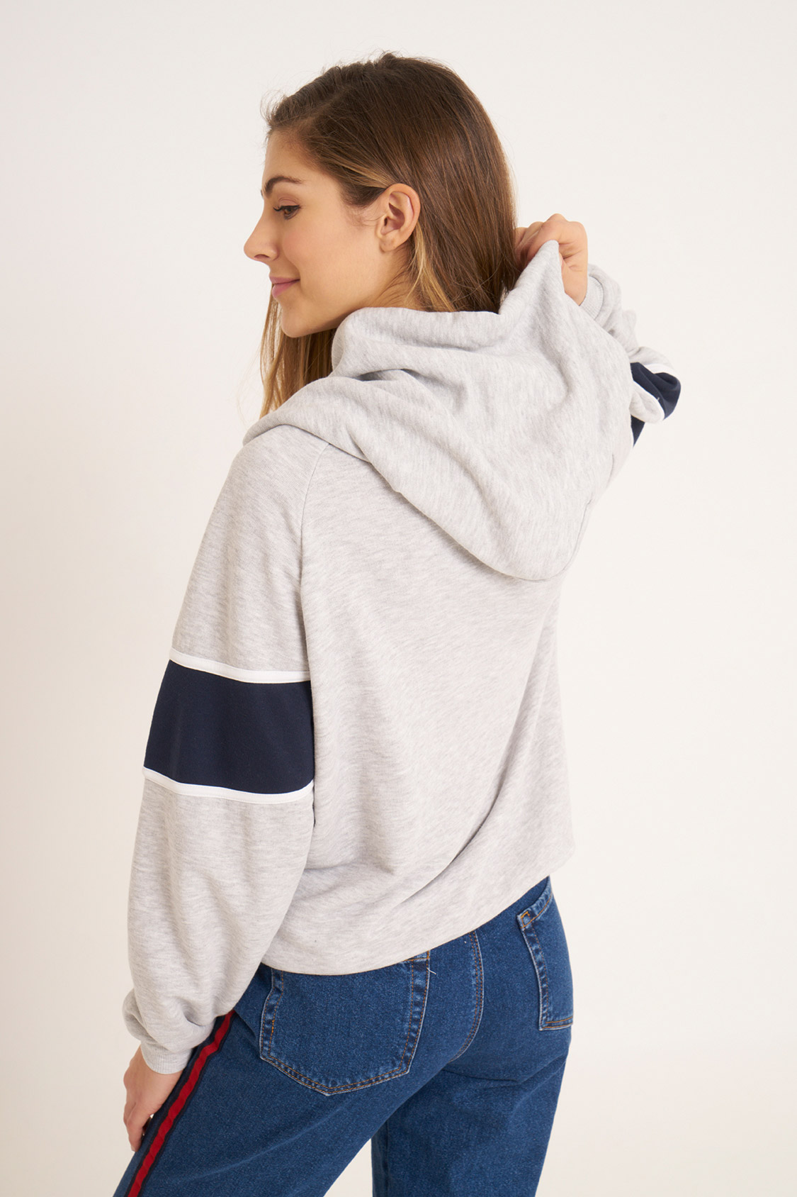 Oxford embroidered hoodie