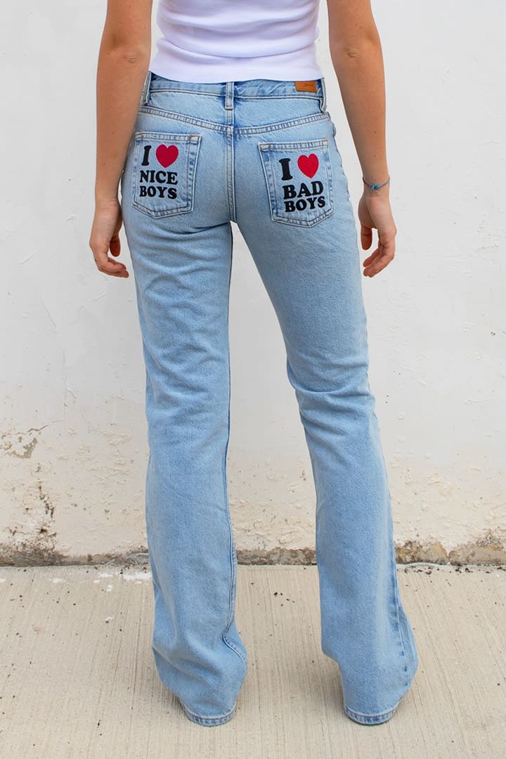 I love Bad boys jeans
