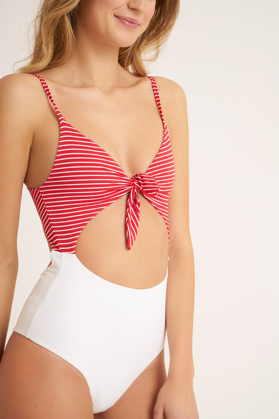 Front bow swimsuit