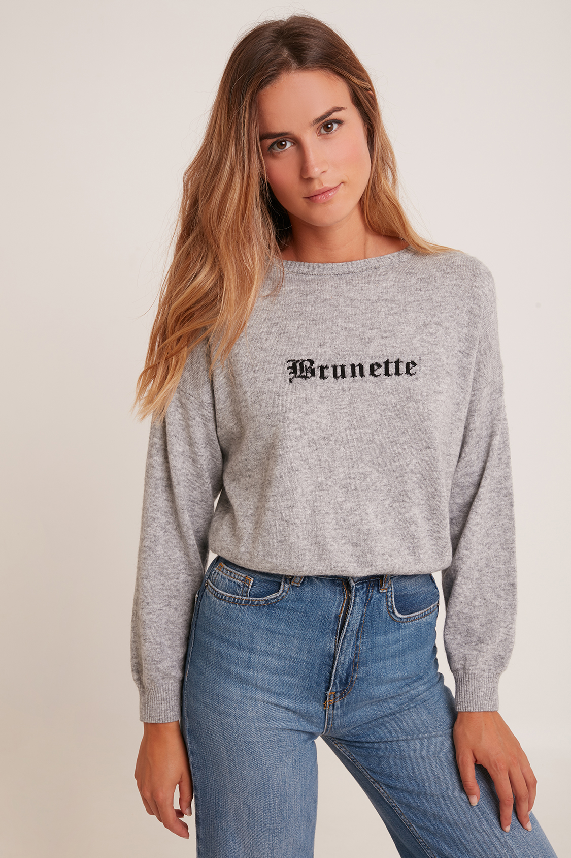 Brunette sweater