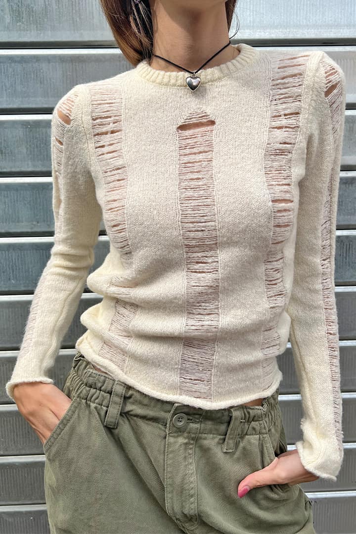 Loose knit jumper