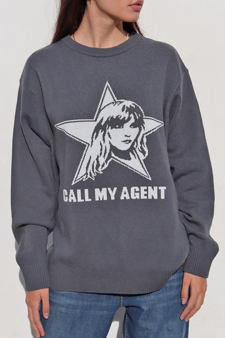 Call my agent sweater