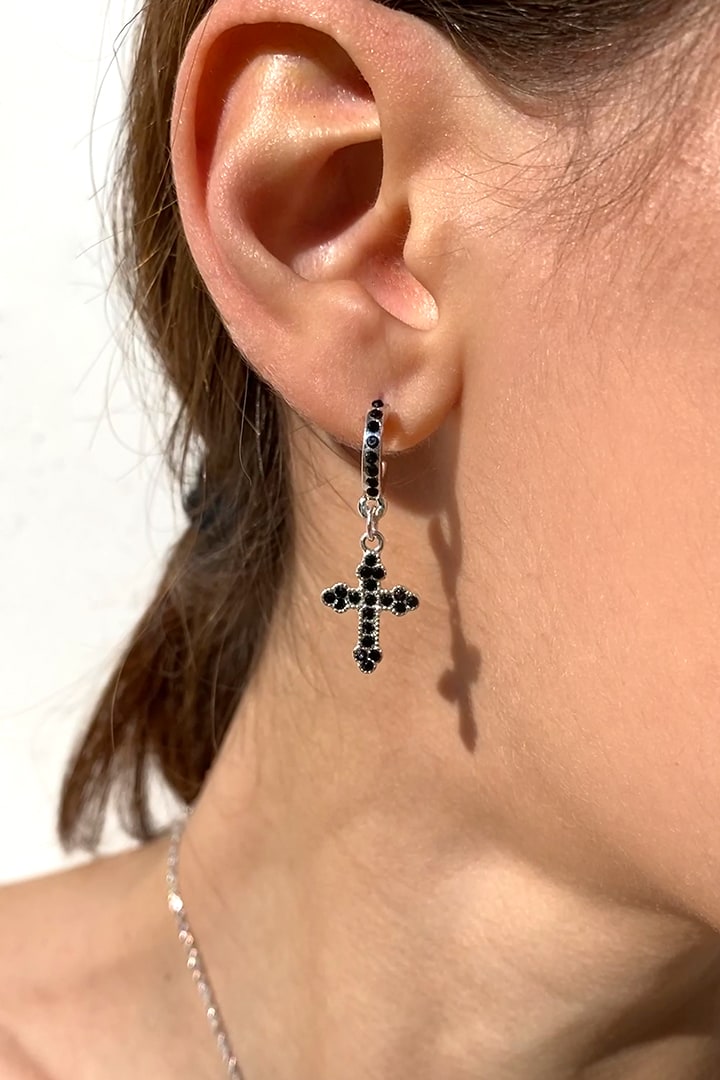 Cross earrings