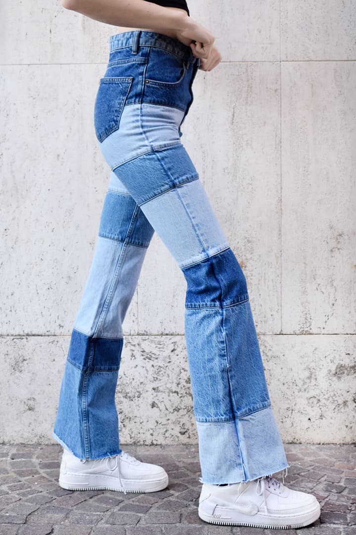 Patchwork flared jeans | Collection 2020 | Subdued