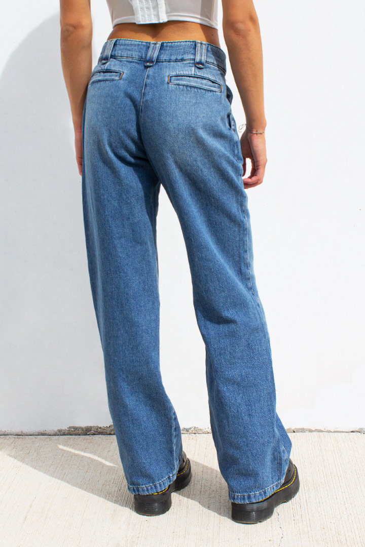 Jeans low waist ecosostenibile
